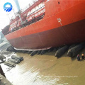 marine balloons for barge launching in shipyard in Indonesia